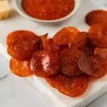 Air Fryer Pepperoni Chips