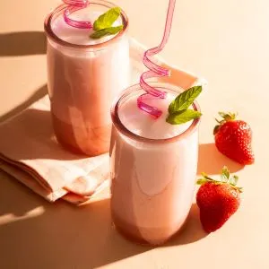 Strawberry Collagen Agua Fresca