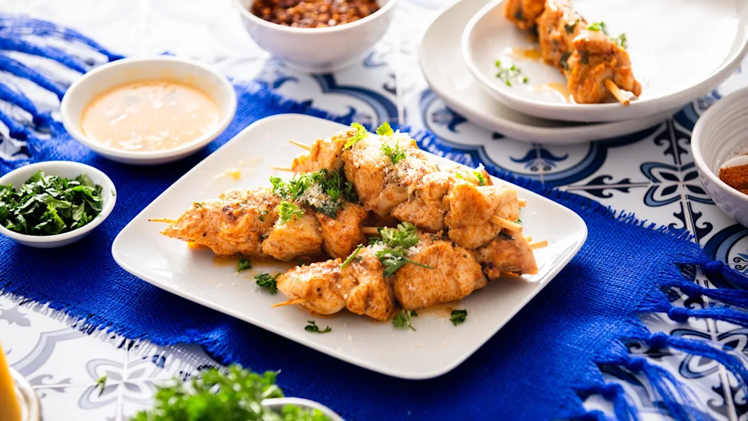 keto-spicy-air-fryer-garlic-parmesan-chicken-skewers