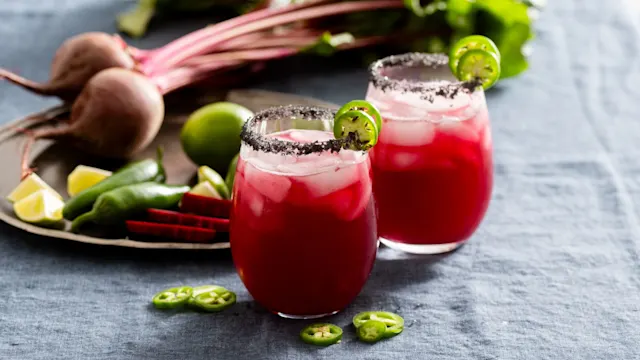 Low Carb Spicy Beet-arita