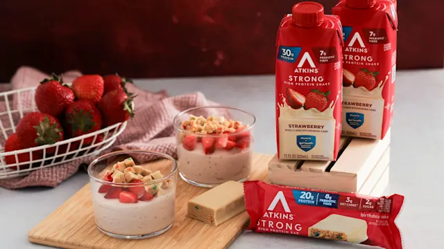 Akins Strong Strawberry Protein Pudding