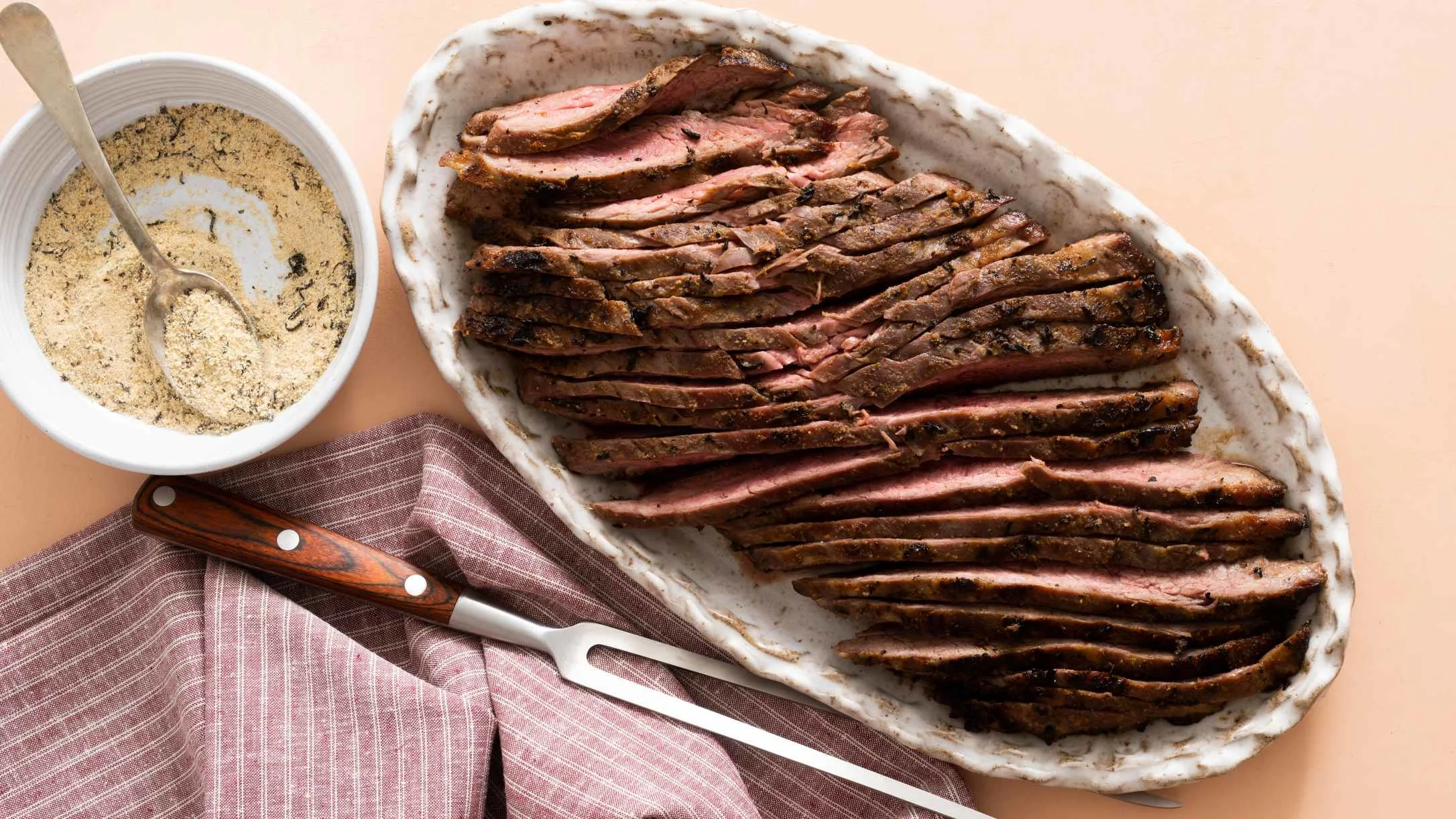 Keto Grilled Flank Steak with Savory Tea Rub-216