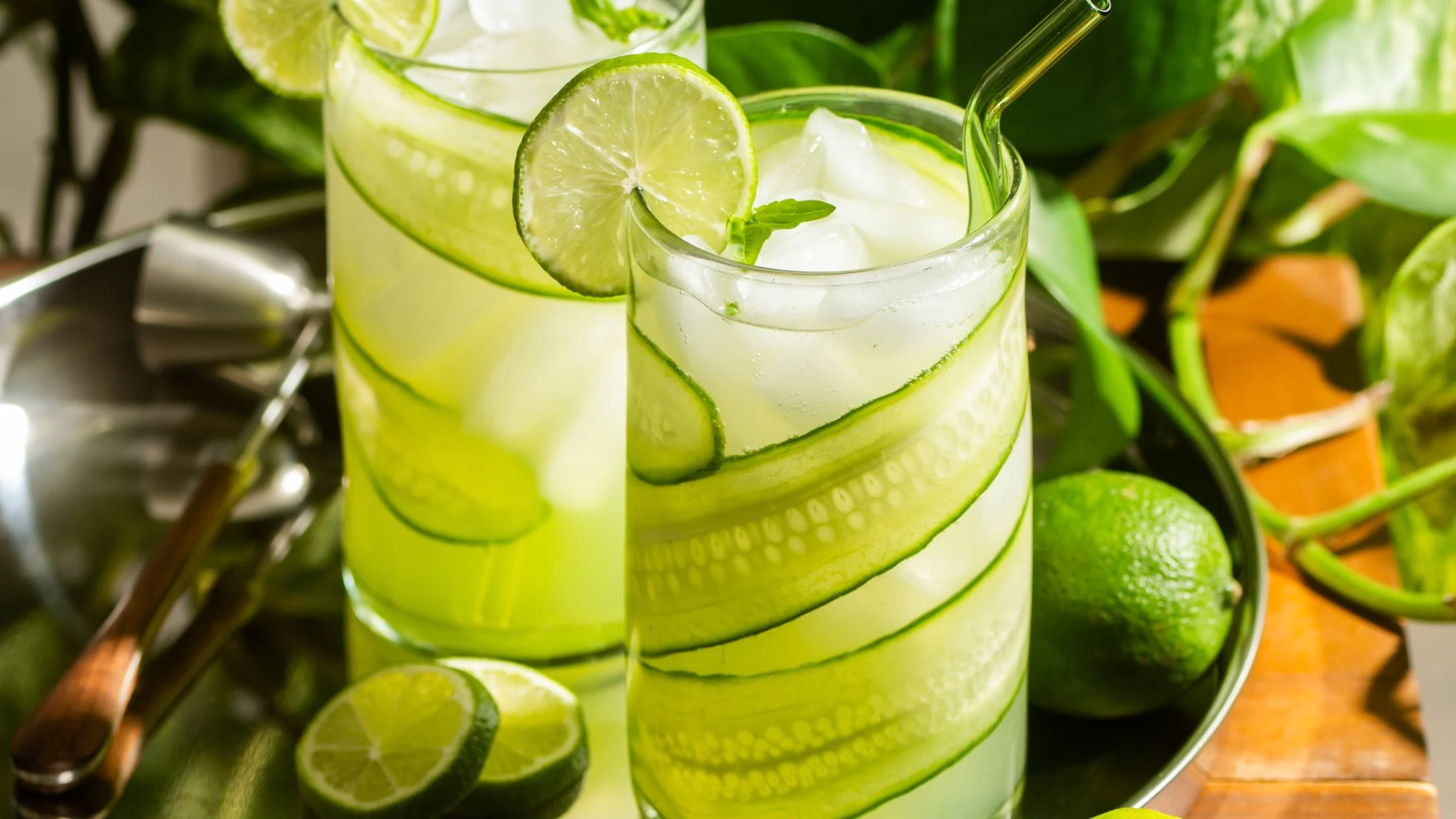 low-carb-basil-gin-fizz