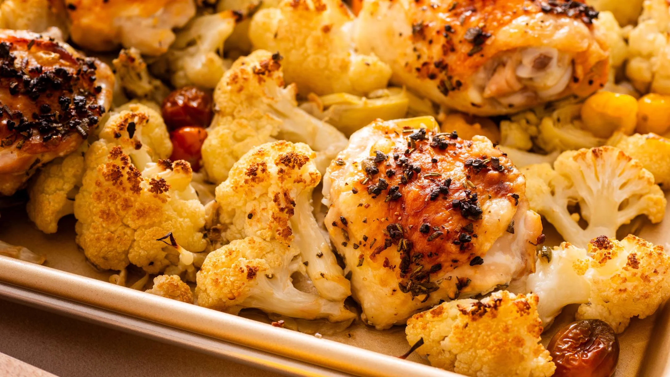 low-carb-chicken-and-artichoke-sheet-pan 1
