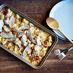Chicken Cauliflower Mac and Cheese
